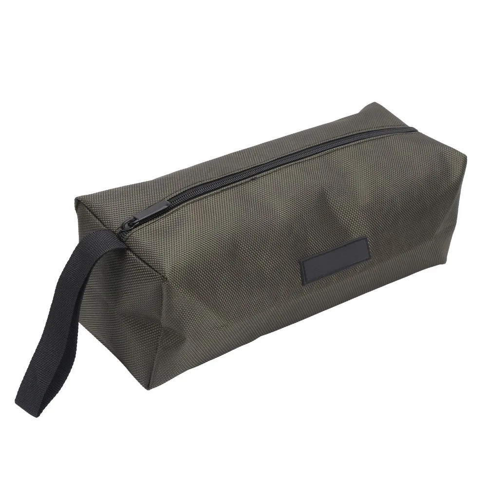 2pcs 1680D Oxford Cloth Tool Bag Waterproof Canvas Zipper Tool Pouch 12 Inch Multi-Purpose Storage Tote Bag For Screwdrivers