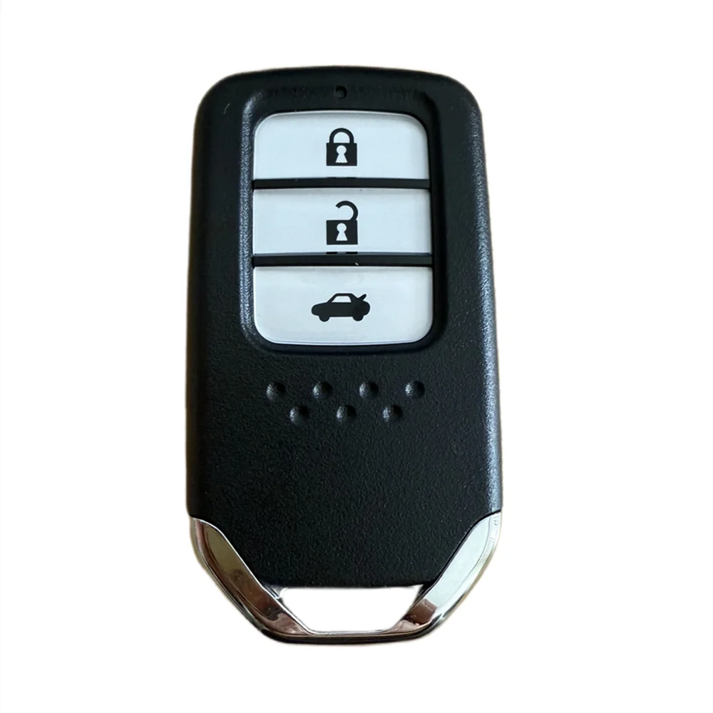 استبدال غطاء مفتاح السيارة الذكي عن بعد 3 أزرار لهوندا مع شفرة مفتاح الطوارئ غير المقطوعة #1