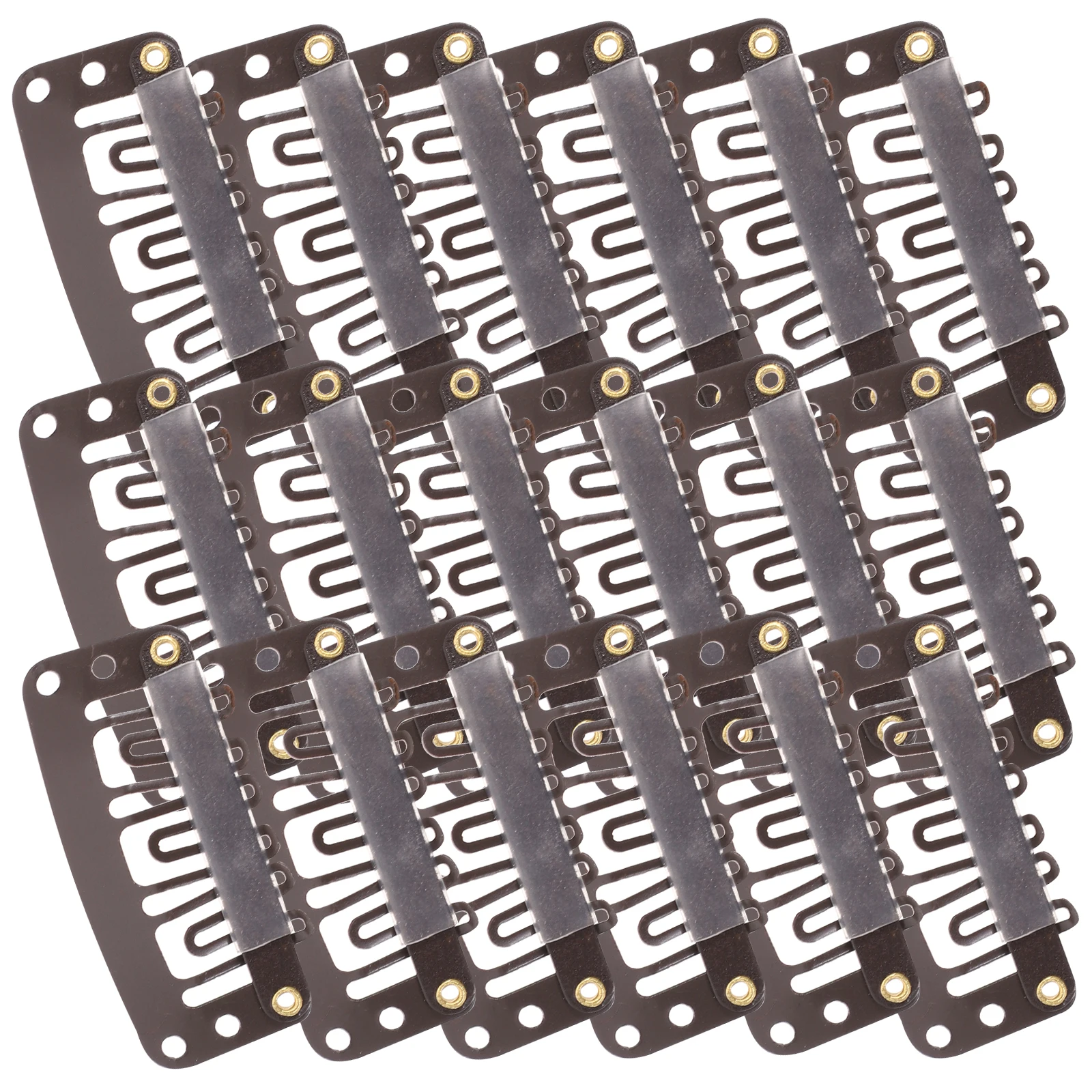 

60pcs Extension Metal Snap Clips Hair Clip In Extensions For Wigs Hairpieces Beret Fixing Sewing Craft Use Clips