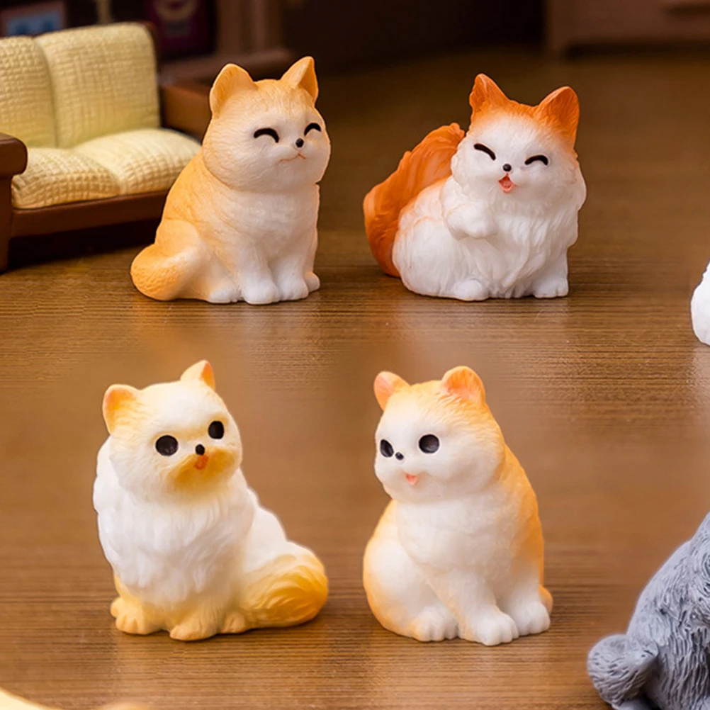 

12pcs Decoration Realistic Resin Figurines Tiny Statues for Kids Garden Accessories Small Decorations