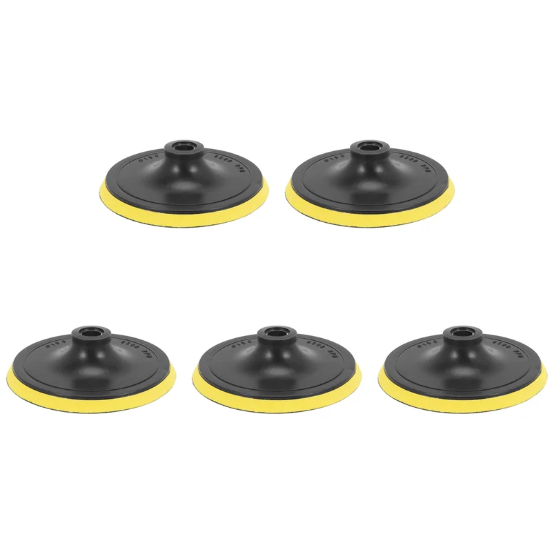 

5X полировальная подушечка, подложка, шлифовальная подушечка M14, для полировальной машины, новый диаметр резьбы K1: 150 мм