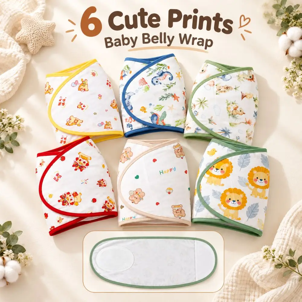 Soft Anti-startle Baby Sleeping Bag Cotton Single Layer Newborn Sleep Bag Wrap Cartoon Newborn Wrap