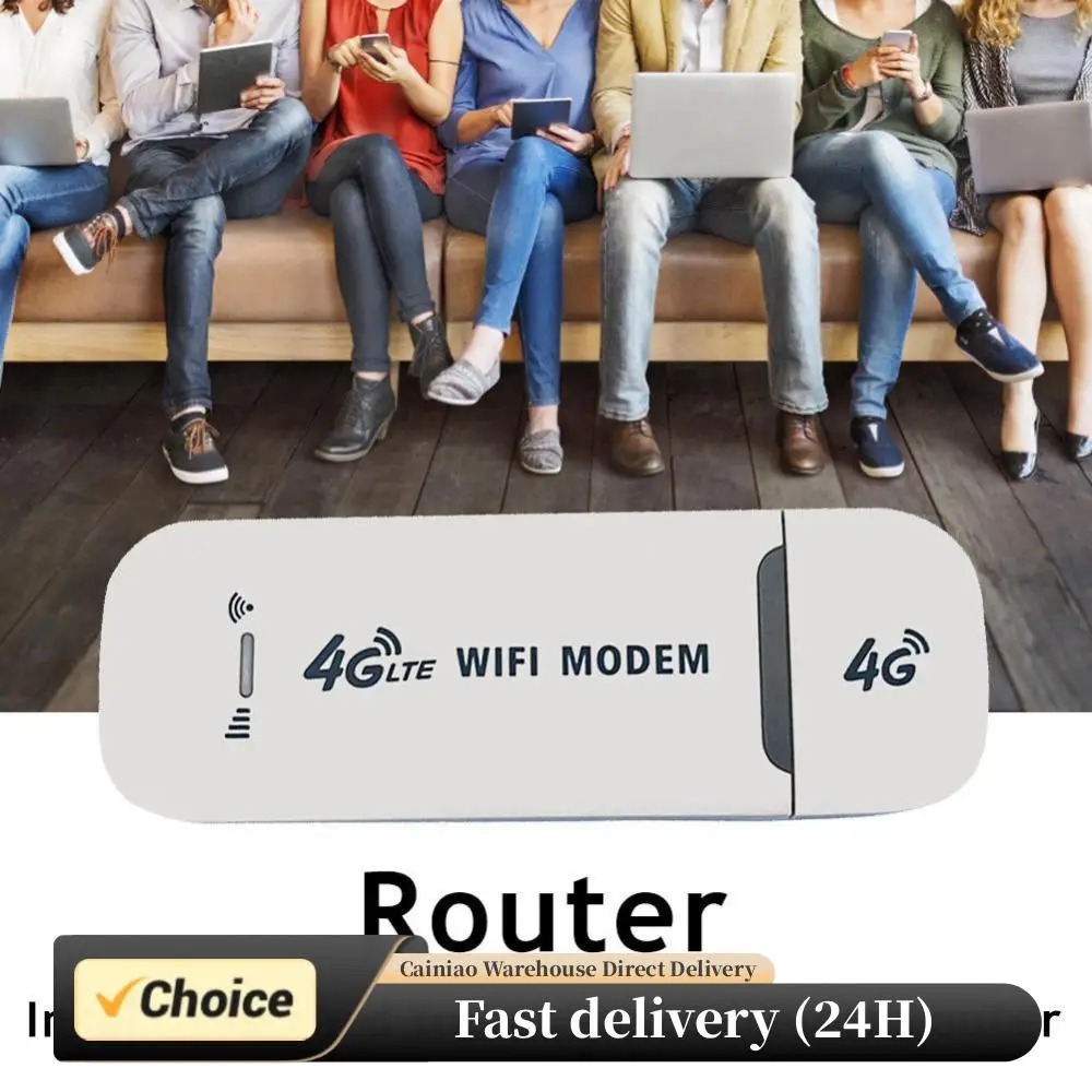 

4G Wireless LTE WiFi Router 4G SIM Card Portable 150Mbps USB Modem Pocket Hotspot Dongle Mobile Broadband for Home Office WiFi
