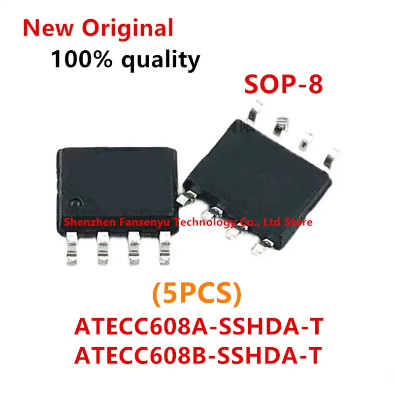 (5piece) 100% New ATECC608A-SSHDA-T ATECC608B-SSHDA-T ATECC608A-SSHDA ATECC608B-SSHDA ATECC608A ATECC608B sop-8 Chipset