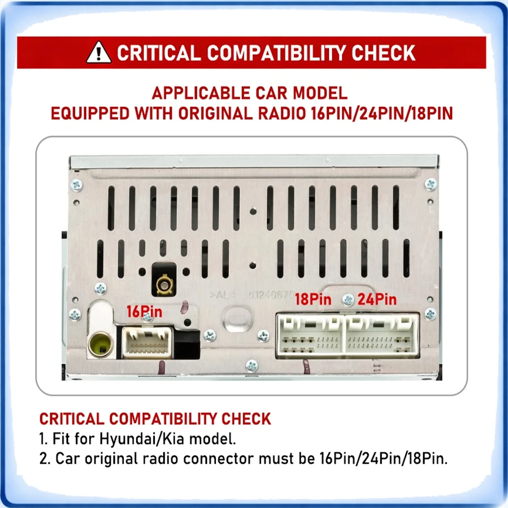 Car Radio Wiring Harness with CANBUS Decoder for Hyundai IX35 2010 Sonata 8 2011-2015 High Model with Amplifier Plug and Play