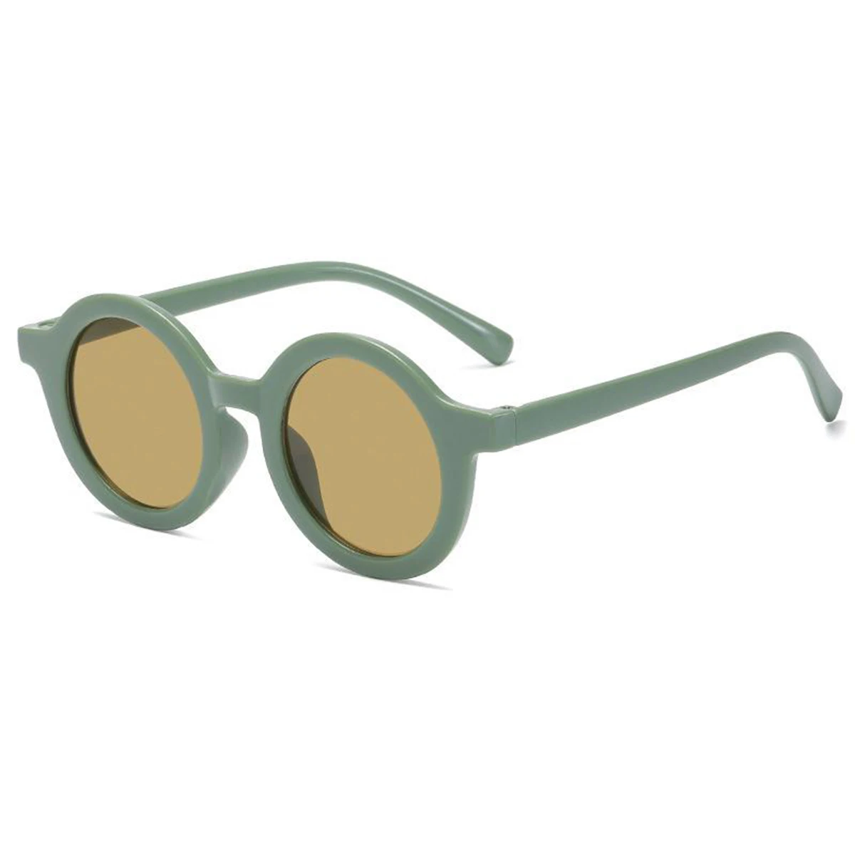 Neue Mode Runde Rahmen Candy Farbe Sonnenbrille Kinder Strand Brille – Detail 6