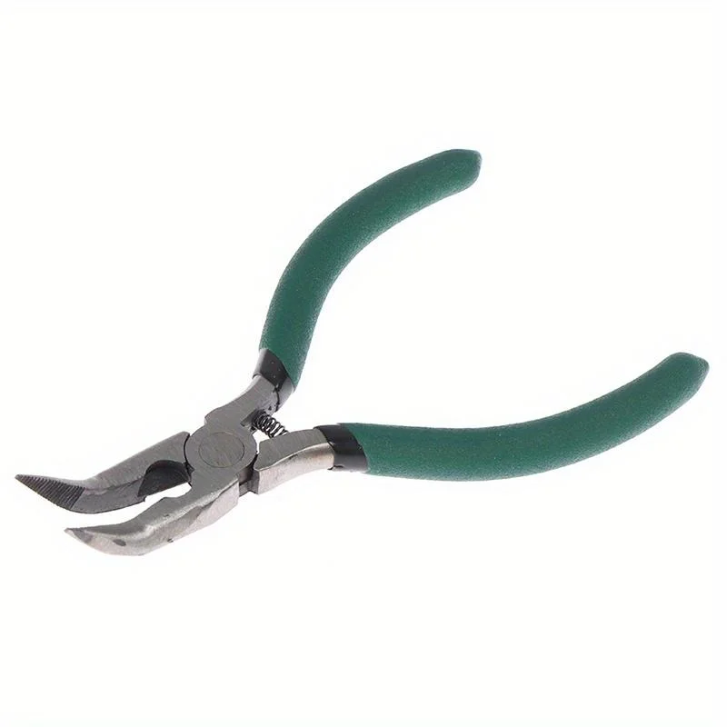 1pc Flat Curved Nose Pliers Ring Looping Wire Looper Split DIY Ring Jewelry Making Six-segment Hand-wound Modeling Pliers