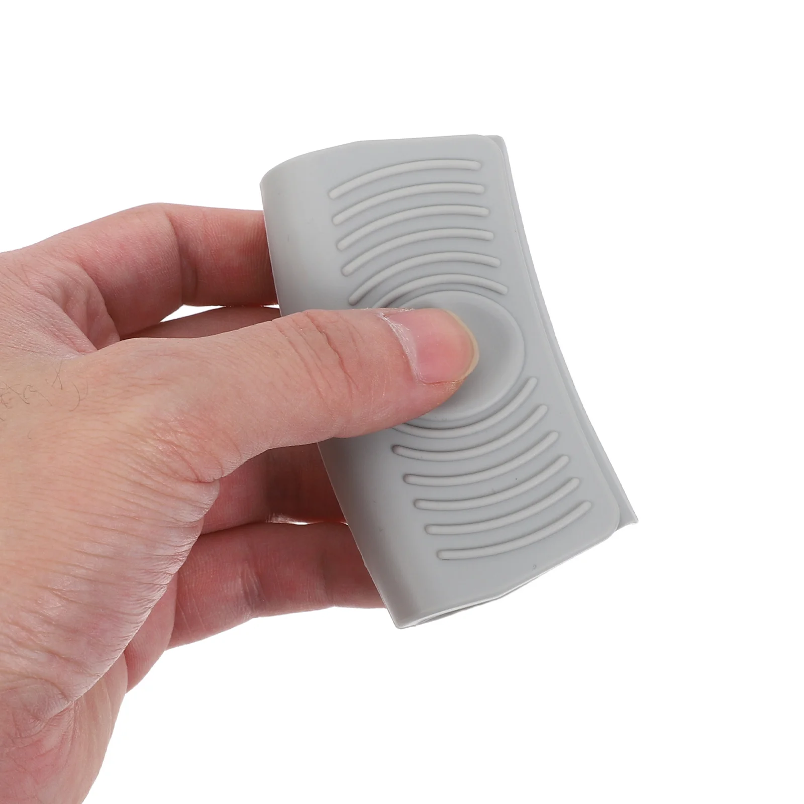 

2Pcs Silicone Insulated Pot Handle Covers Heat Resistant Non Slip Potholder Sleeve Safe Pan Handle Grip for Kitchen Cookware Use