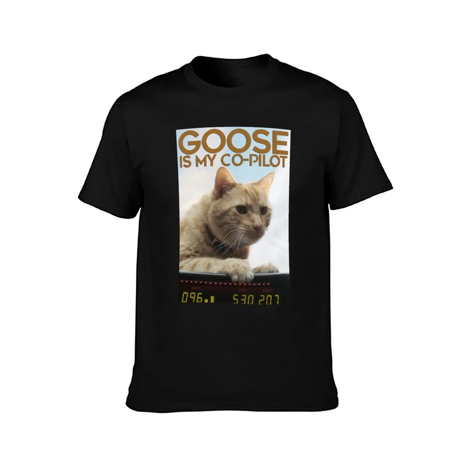 Goose Is My Co-Pilot T-Shirt t shirts for man pack white T-Shirt
