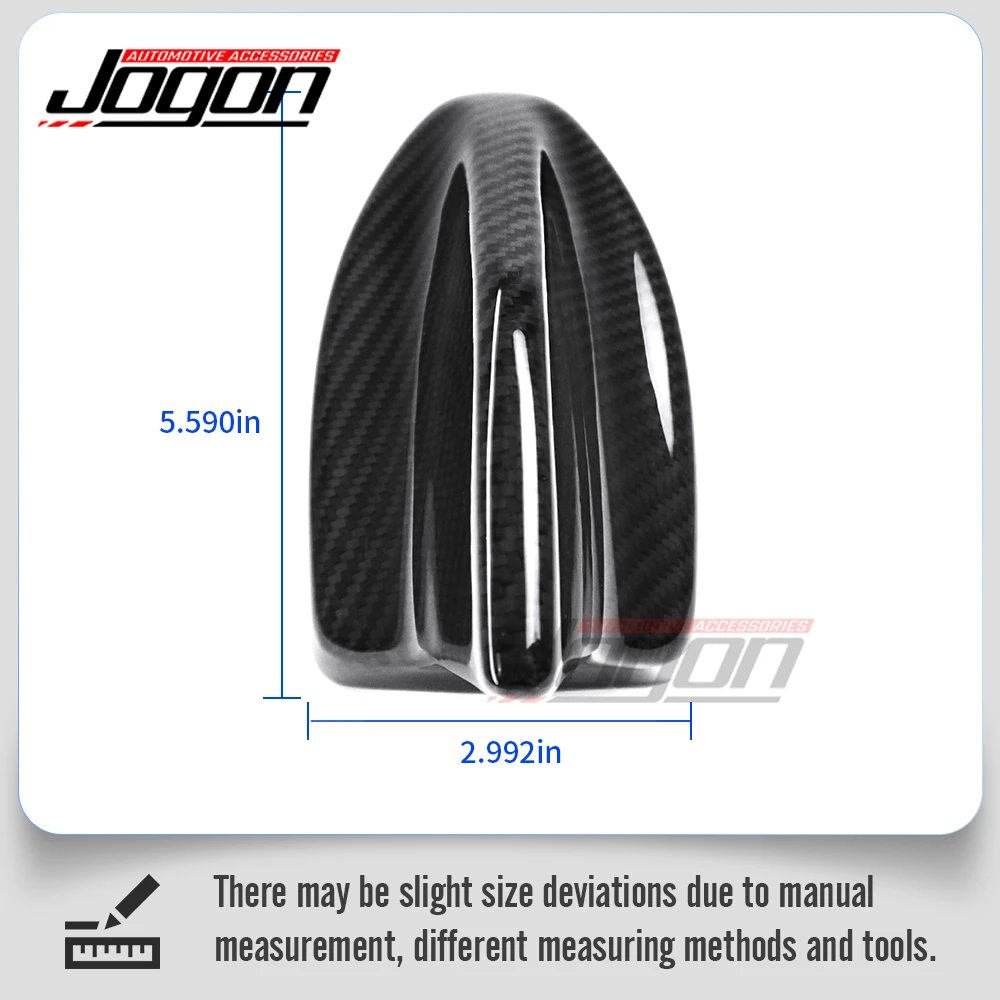 For Ford Mustang EcoBoost Dark Horse GT 2021-2024 Carbon Fiber Car Roof Antenna Aerials Stickers Shark Fin Styling Accessories