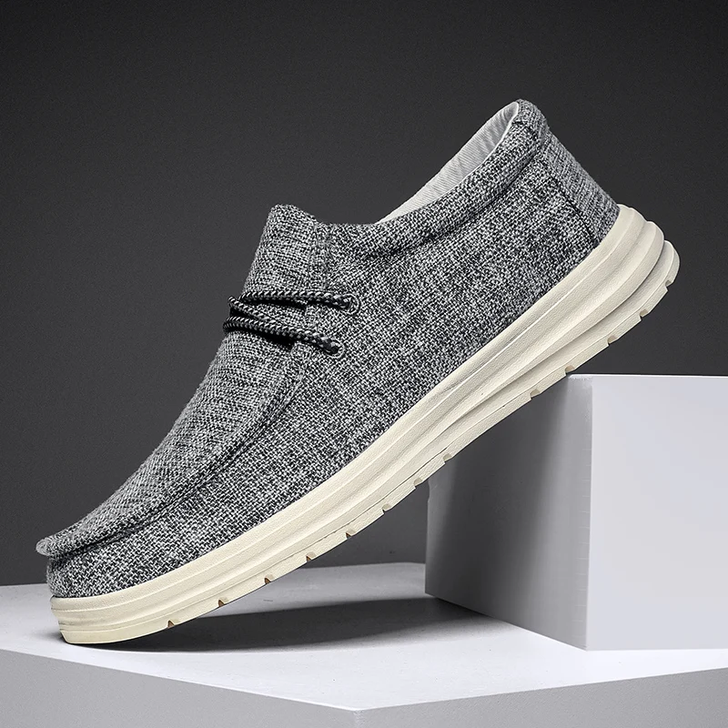 Men Casual Canvas Espadrilles Shoes Summer New Fashion Alpargatas Hombre Espadrille Comfortable Breathable Lightweight Plus Size