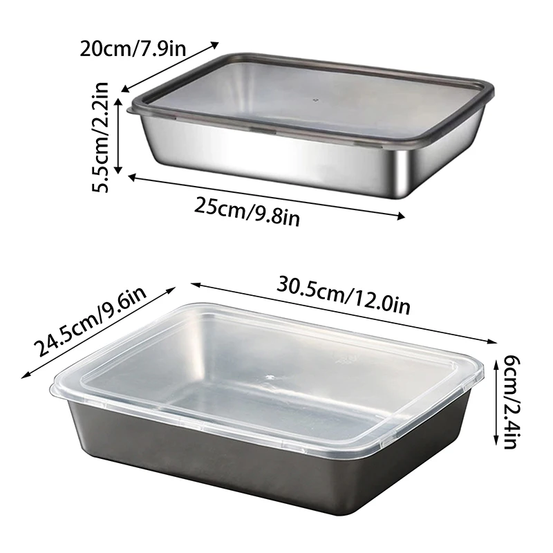 Cake Tray Cake Shaping Container With Lid Cake Preservation Box Household Dessert Baking Tools Stainless Steel Tiramisu Mold