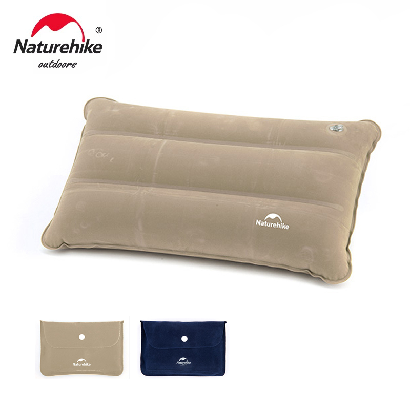  Naturehike Square Inflatable Pillow Outdoor Camping Hiking Ultralight Travel Portable Airplane Folding Pillows Soft Comfortable 