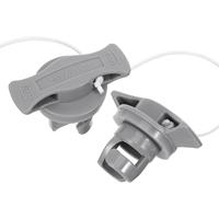 2 Pcs Air Valve Cover Inflatable Paddle Board Accessories Kayak Caps Boat Replacement Plug Light Grey High Pressure Sealing Anti