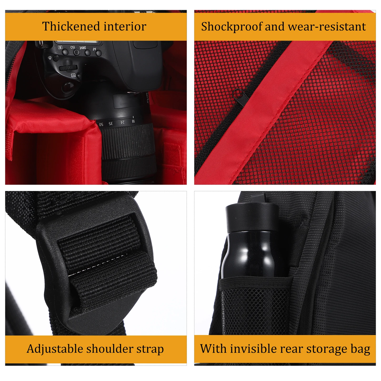 

Camera Bag Camera Backpack Nylon Camera Bag DSLR Bag Waterproof Camera Bag