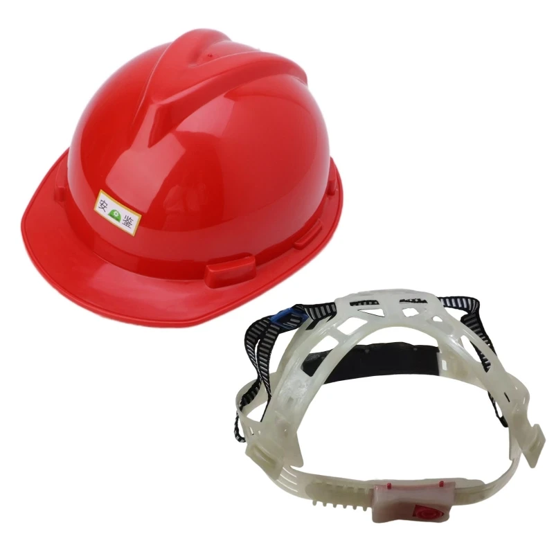 

Safety Helmet Warehouse Worker Hard Hat Breathable Plastic Insulation Material