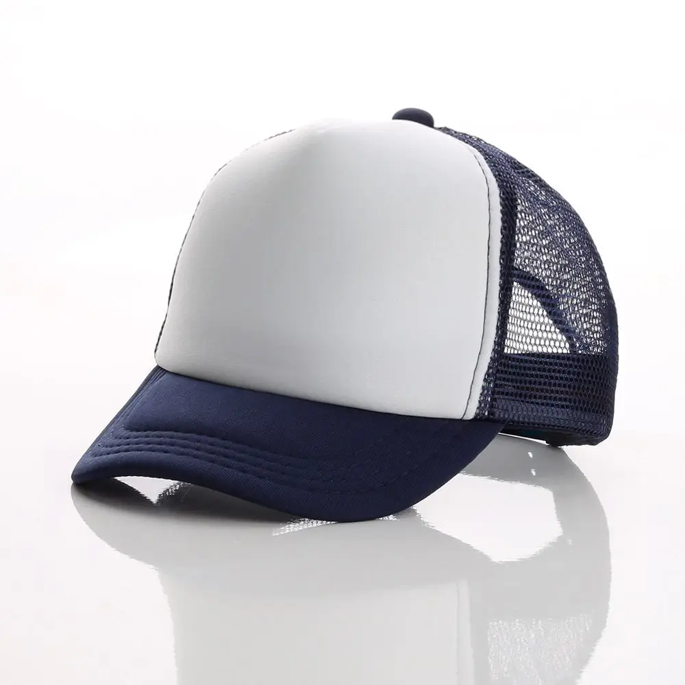 Adjustable Children Baseball Cap Casual Breathable Mesh Hip Hop Hats Terylene Sun Protection Duck Tongue Net Cap Kindergarten