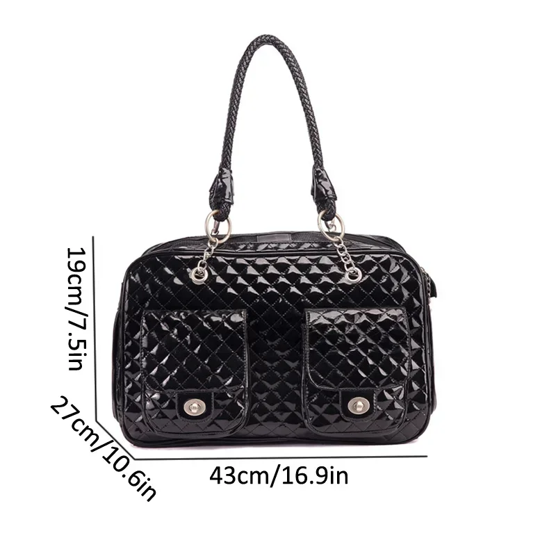For Pet Cat Dog Carrier Bag Travel Leather Carriers Sling Backpack Teddy Carrying Bag Handbag Small Dog