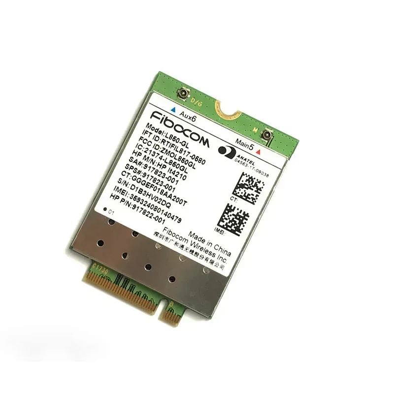 L850-GL LT4210 FDD-LTE TDD-LTE 4G Card 4G Module SPS #917823-001 For 430 440 455 5 0 G5 Notebook