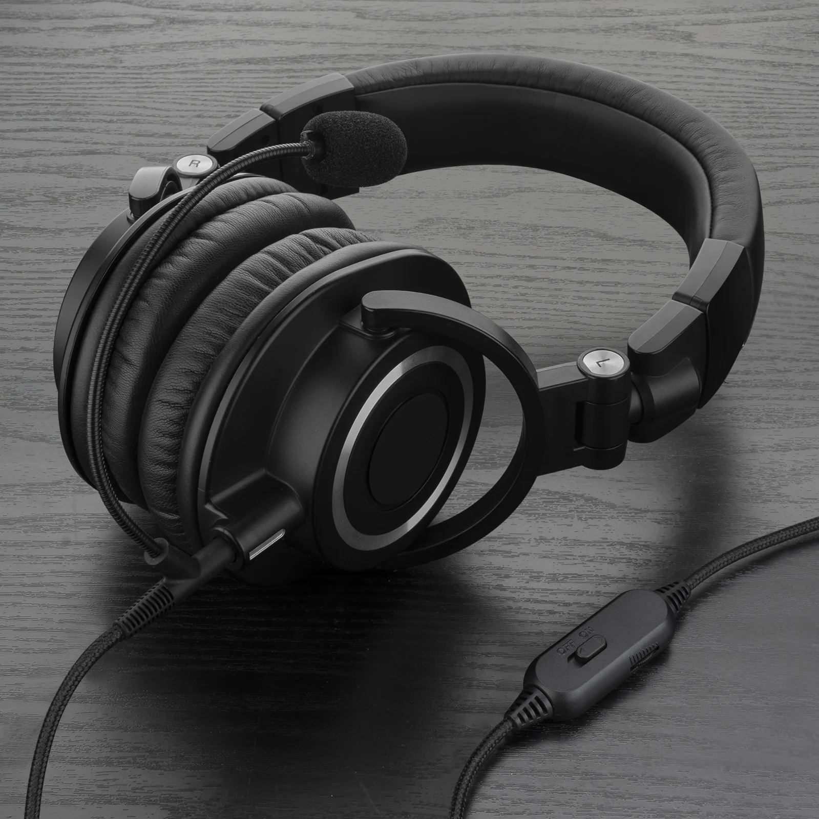 Geekria Boom-Mikrofonkabel für ATH M50x M60x M70x, 2,5 mm auf 3,5 mm, Ersatz-Gaming-Kabel mit Lautstärkeregelung und Stummschaltung für PC-Gamer – Detail 5