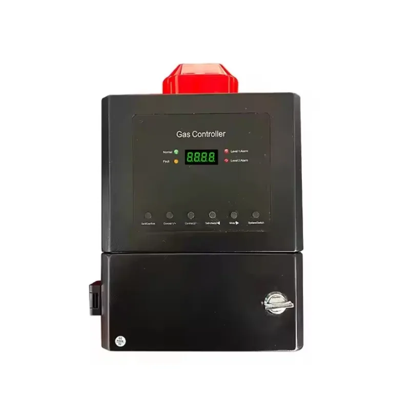 نطاق كاشف الغاز الثابت عبر الإنترنت 0-100ppm HCN كاشف الغاز الثابت مع مخرج 4-20mA #1