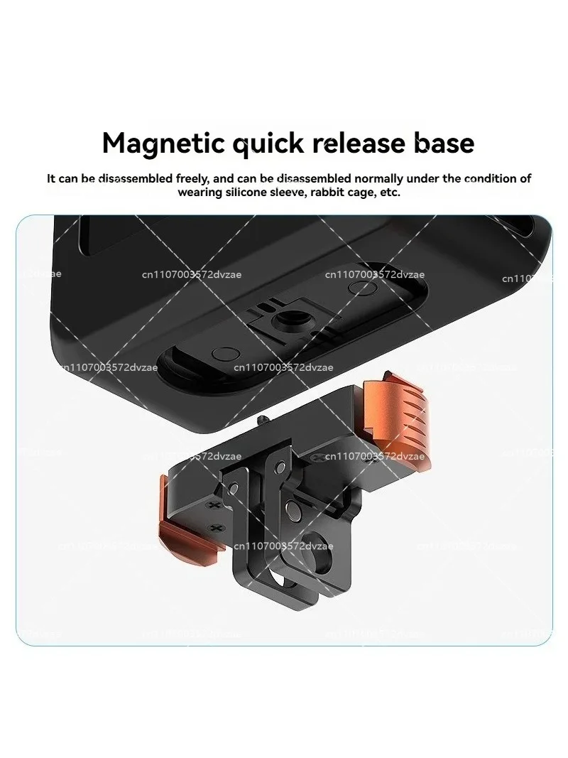 VRIG AC-28 Magnetic Quick Release Base Dual-Claws Interface Mount Camera Adapter with 1/4