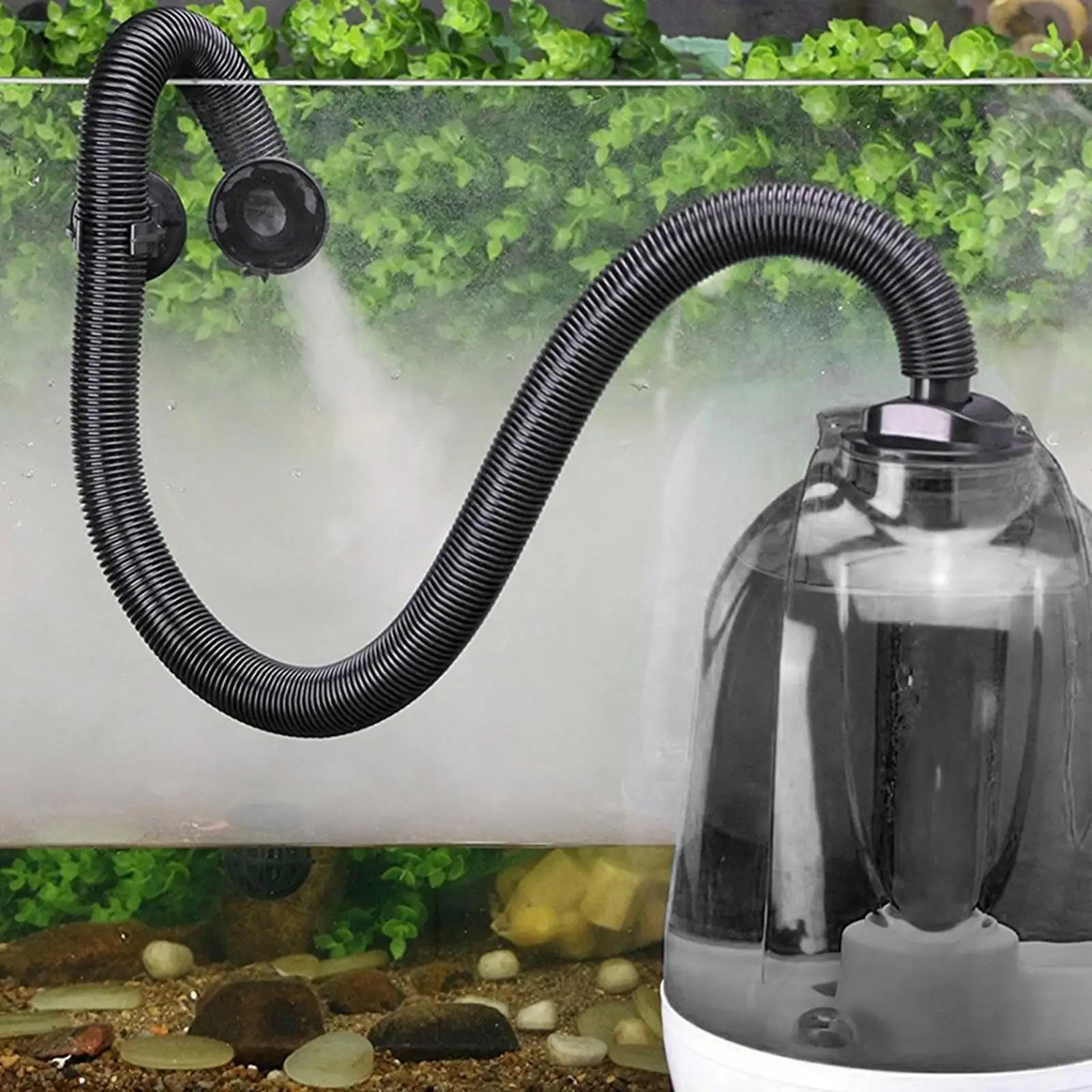 1Set Reptile Fogger Terrariums Humidifier Fog Machine Mister 4L for Paludarium/Vivarium/Reptiles/Amphibians