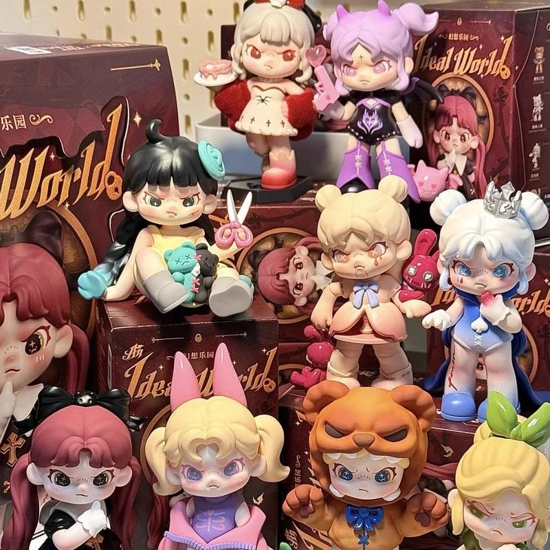 

Dora An Ideal World Series Blind Box Toy Mystery Box Misty Characters Pvc Material Standing Posture Kawaii Model Birthday Gi