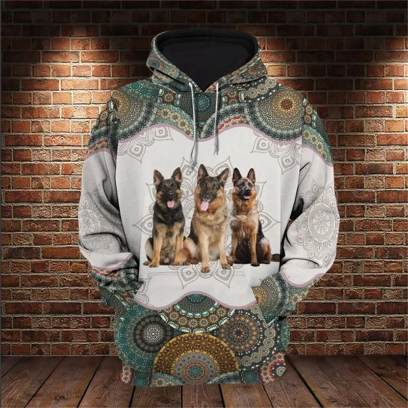 Pug/German Shepherd/Rottweiler/Chihuahua 3D Printed Hoodie Women For Men Pullovers Street Tracksuit Love Dog Gift