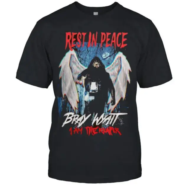 

New Rest In Peace Bray Wyatt Gift For Fan Cotton Unisex T-Shirt All Size S-5XL