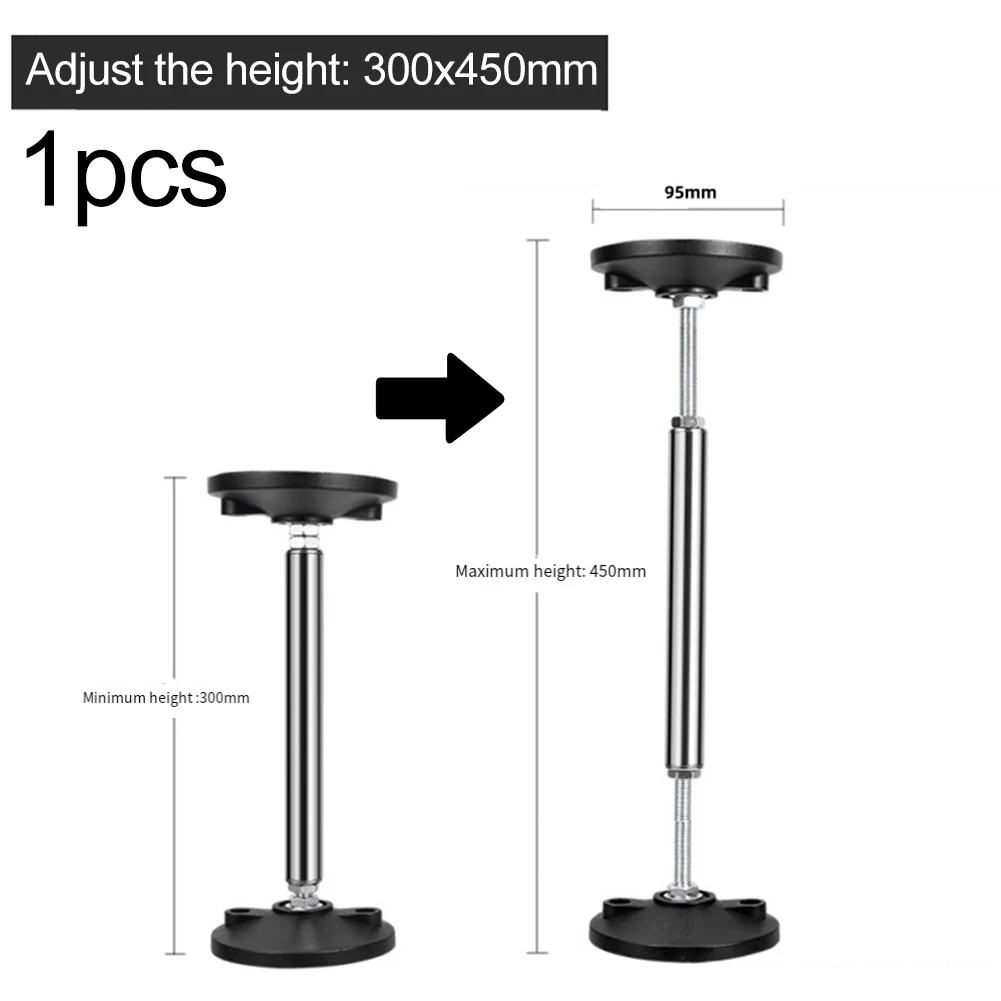 Supporto per armadio regolabile Capacità di peso di 300 kg da 23 a 37 cm Supporto per lavello regolabile Dadi di bloccaggio Design retrattile