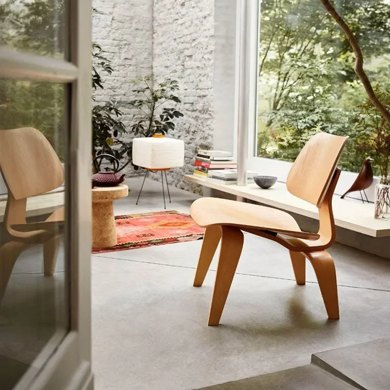 Design Chair For Leisure Outdoor Balcony Solid Wood Small Low Chair Stool Or Hostel Leisure Chair