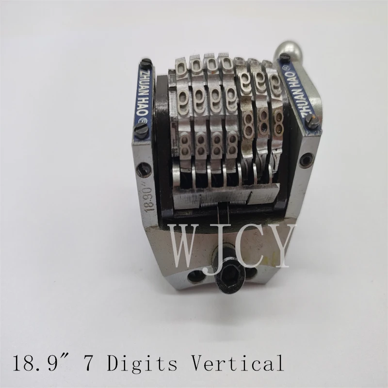 آلة ترقيم Hamada مكونة من 7 أرقام وضع القفز الرأسي/الأفقي 098765... ثلاثة غرق #3