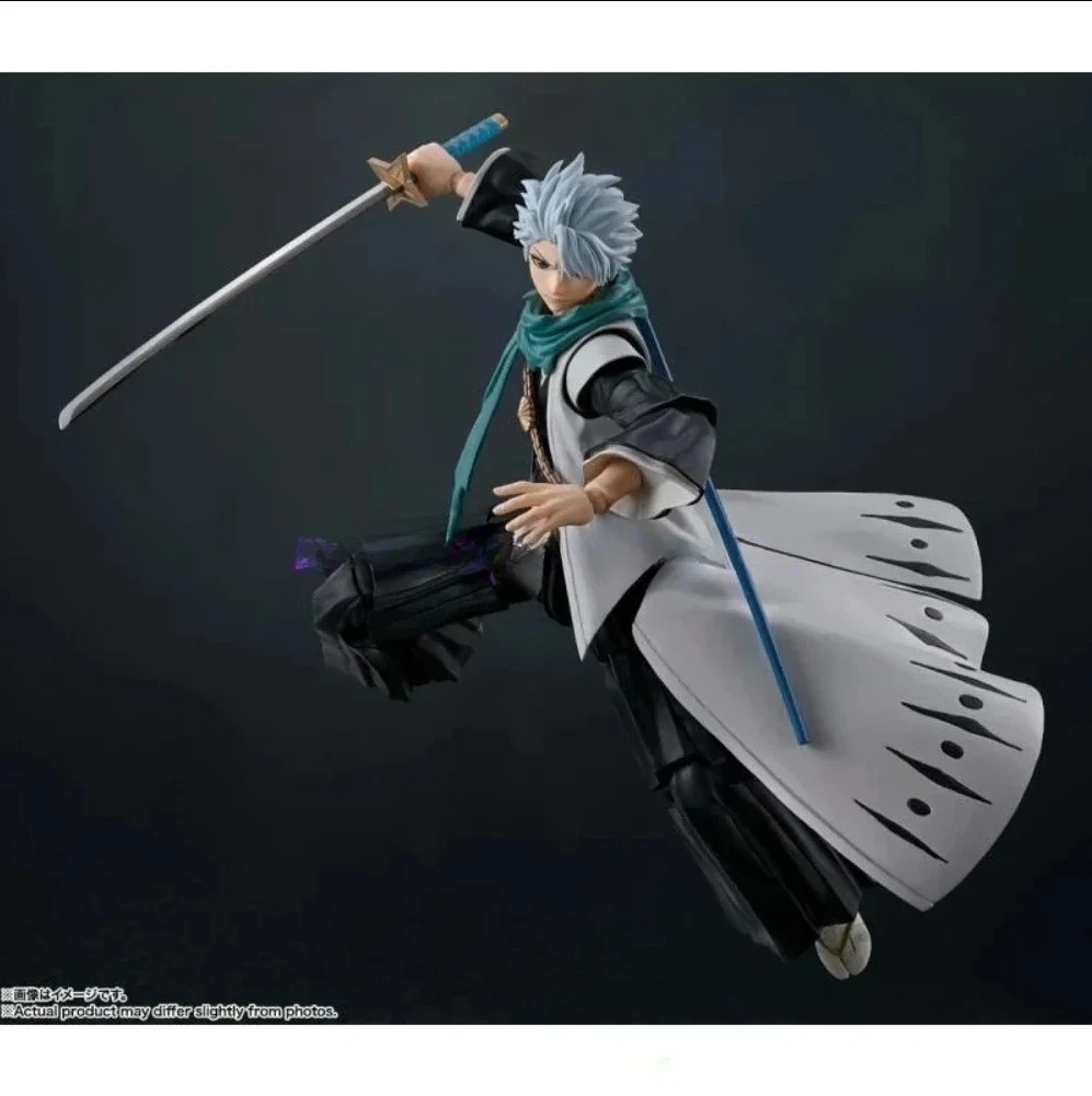 

100% оригинал Bandai SH Figuarts SHF Toshiro Hitsugaya BLEACH аниме модель игрушки для мальчиков подарки оригинальная коробка на складе