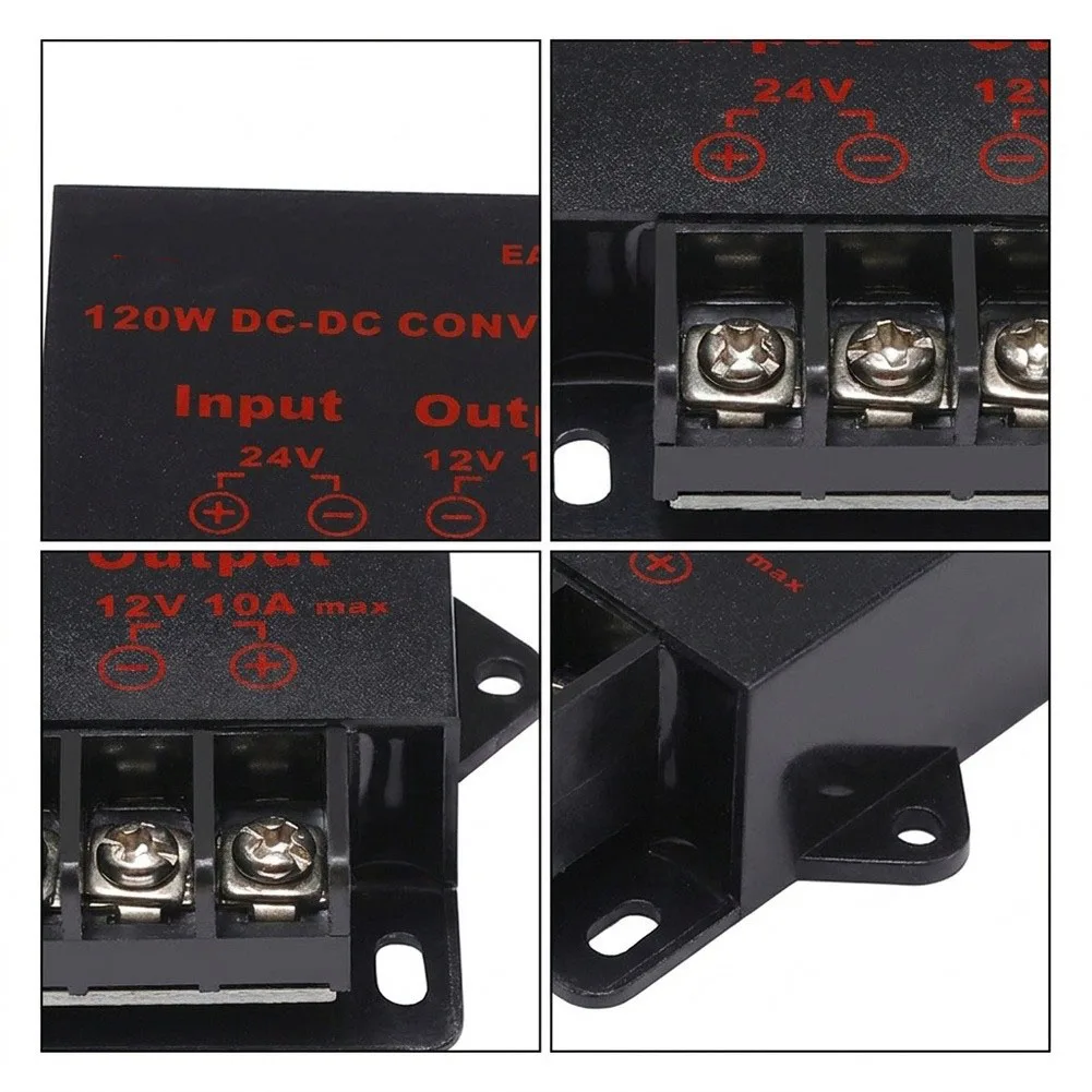 For Tight Engine Compartments DC Step Down Regulator 12V Step Down Converter Stable DC Output Over-voltage Protection