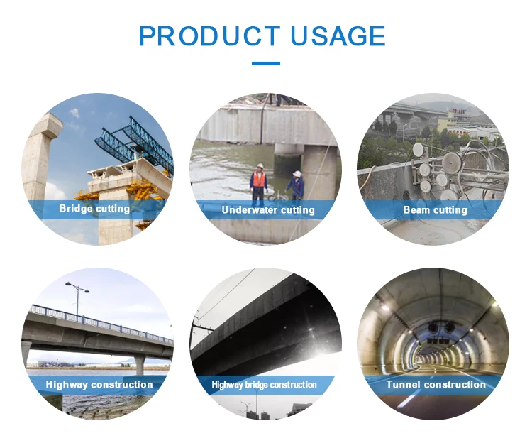 Heavy Duty Hydraulic Wire Saw Cutting Machine Concrete Rope Saw Cutter Hydraulic Stone Saw Machine For Construction Demolition