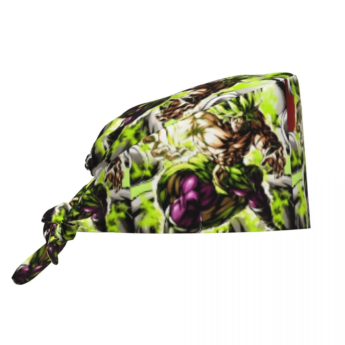 

Custom Anime B-Brolies Game Hot Scrubs Cap Surgical Hats Women Men Cartoon Operating Room Cap Nursing Cap Lab Works Hat