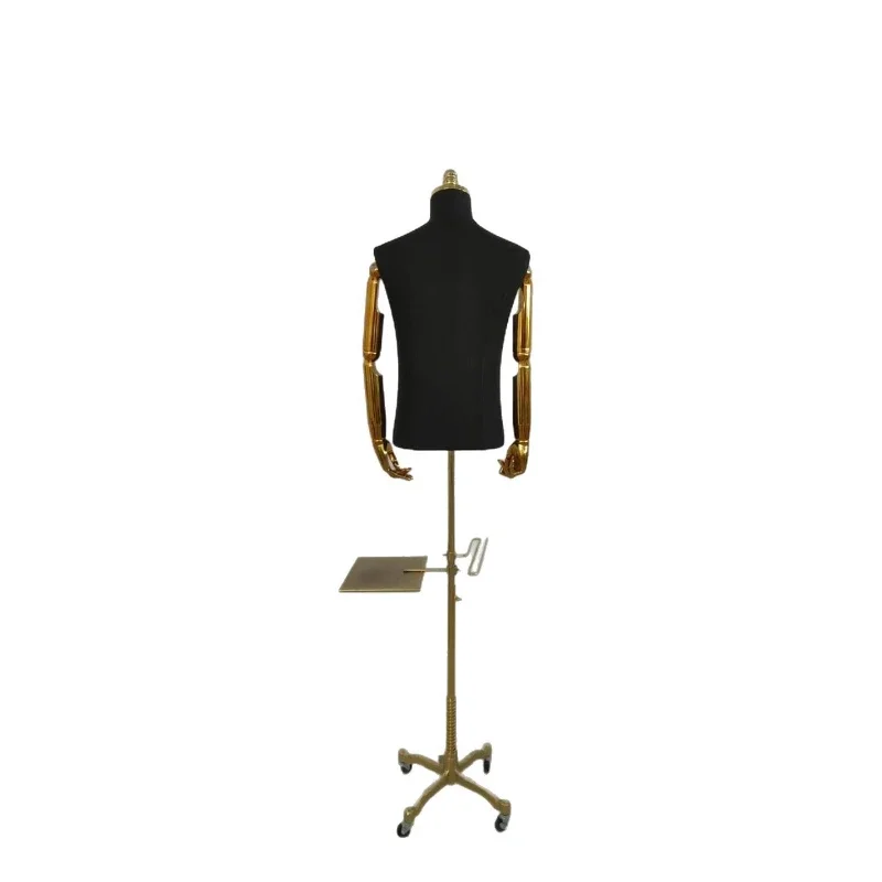 Fashion trendy men's clothing store model props men's half-body platform full-body suit model shelf clothing