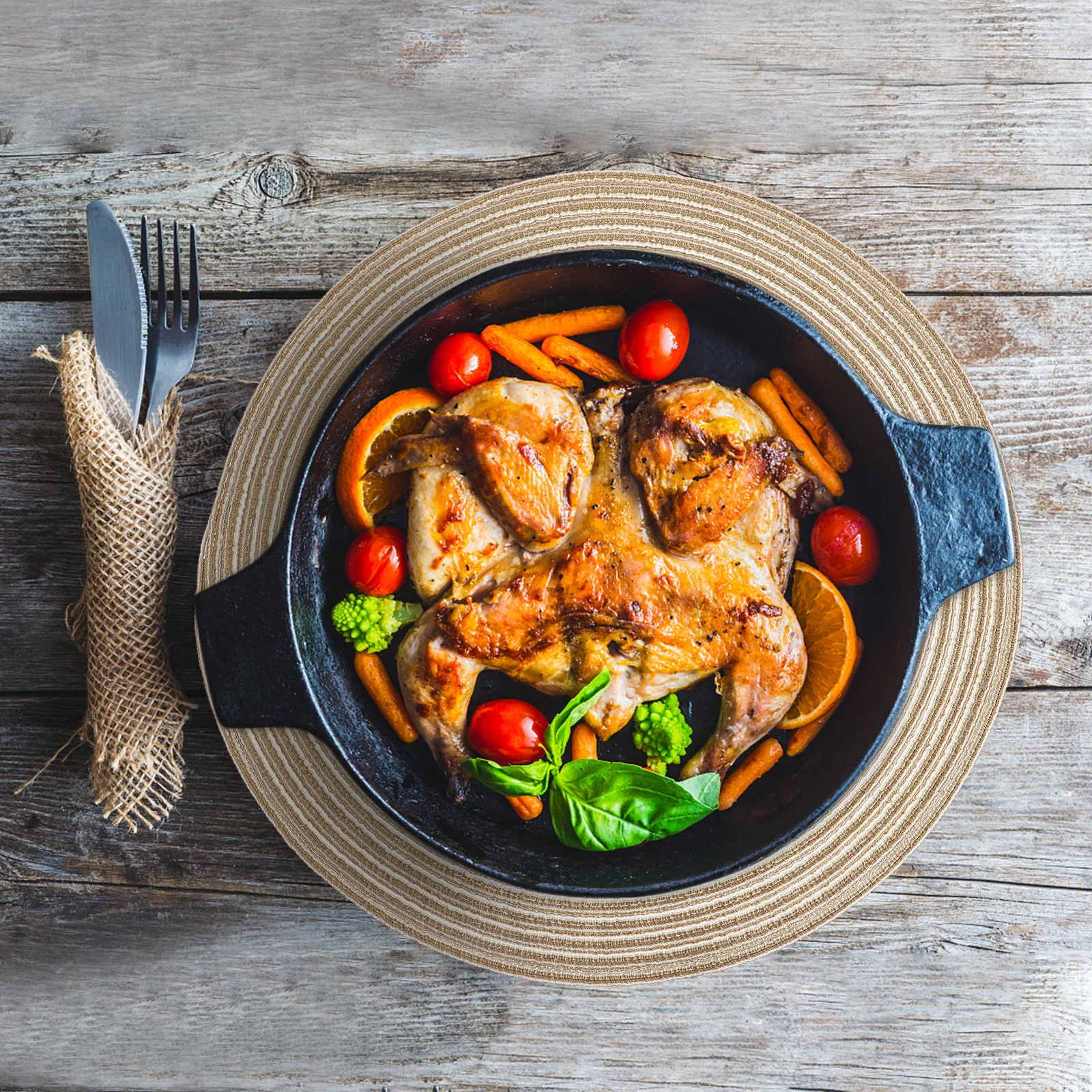 1 مجموعة العزل الحراري الجدول الحصير المنسوجة جولة عدم الانزلاق المفارش كأس الحصير المنزل بار مطعم هدية القهوة