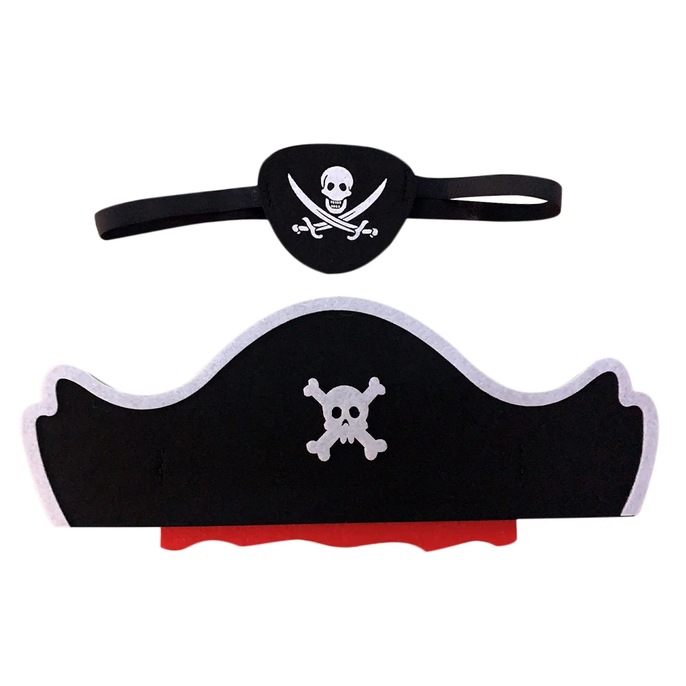 2pcs Pirate Eye Patch for Party Festival Halloween Masquerade Fancy Ball Cosplay Photo Taking (Black)