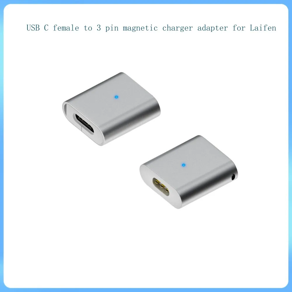 2PCS Type C Electric Toothbrush Charging Adapter for Laifen Charger Connector Magnetic Indicator Light