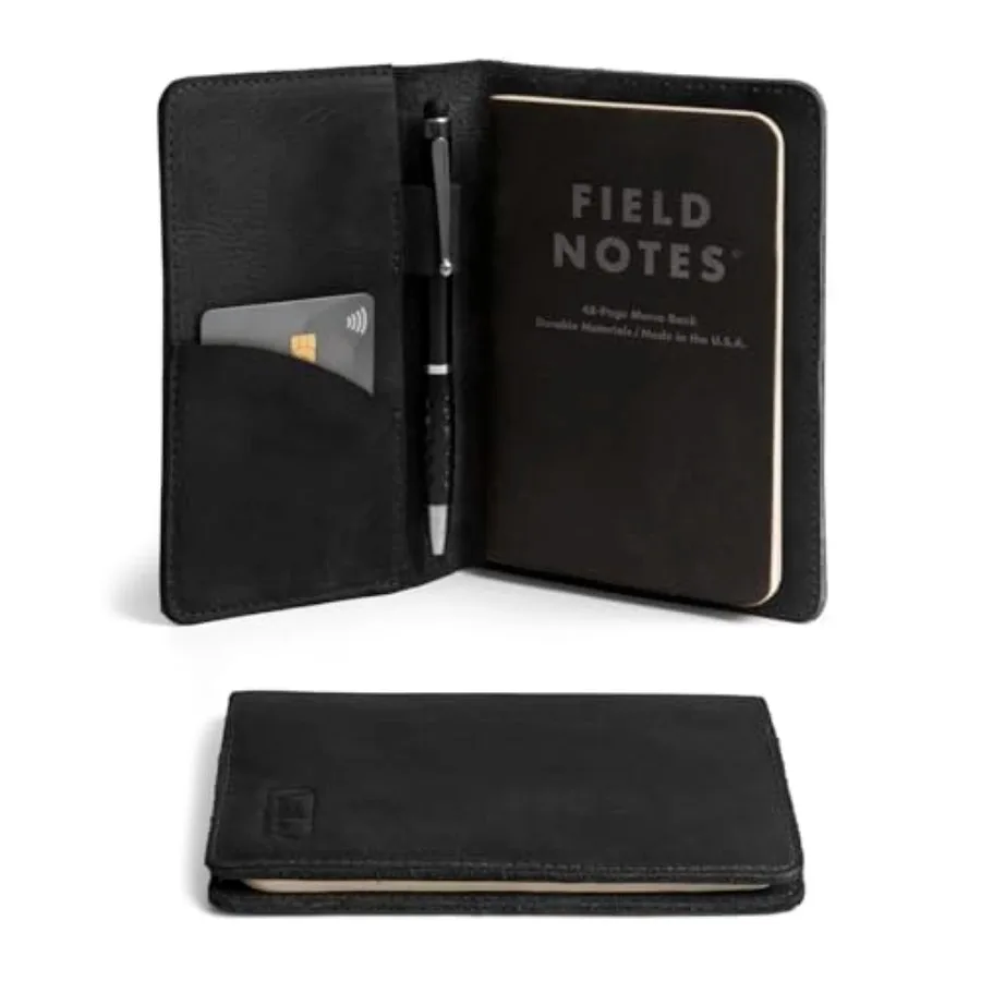 

Кожаная обложка для блокнота Field Notes, 3,5 x 5,5 дюйма Чехол для карт и ручек ручной работы, защитный, для кармана