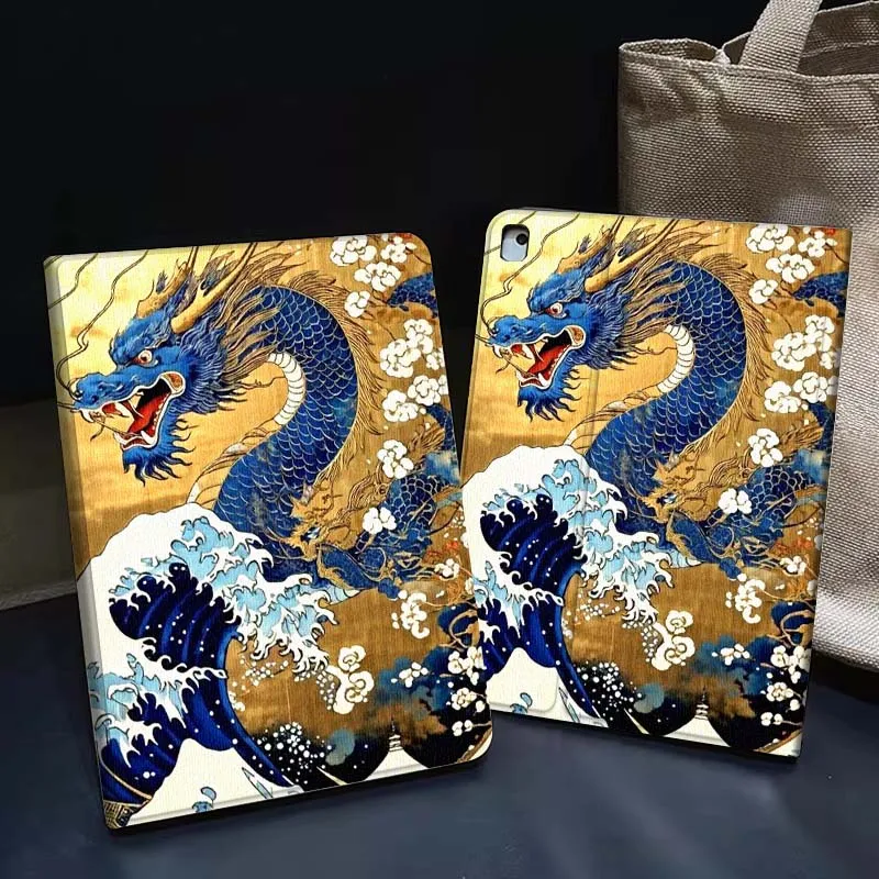 

Anime Art Dragon Design For iPad Pro Air 5th 6th 7th 13 M3 M4 M5 12.9 13.3 inch 2017 2022 2024 2025 Tablet Case