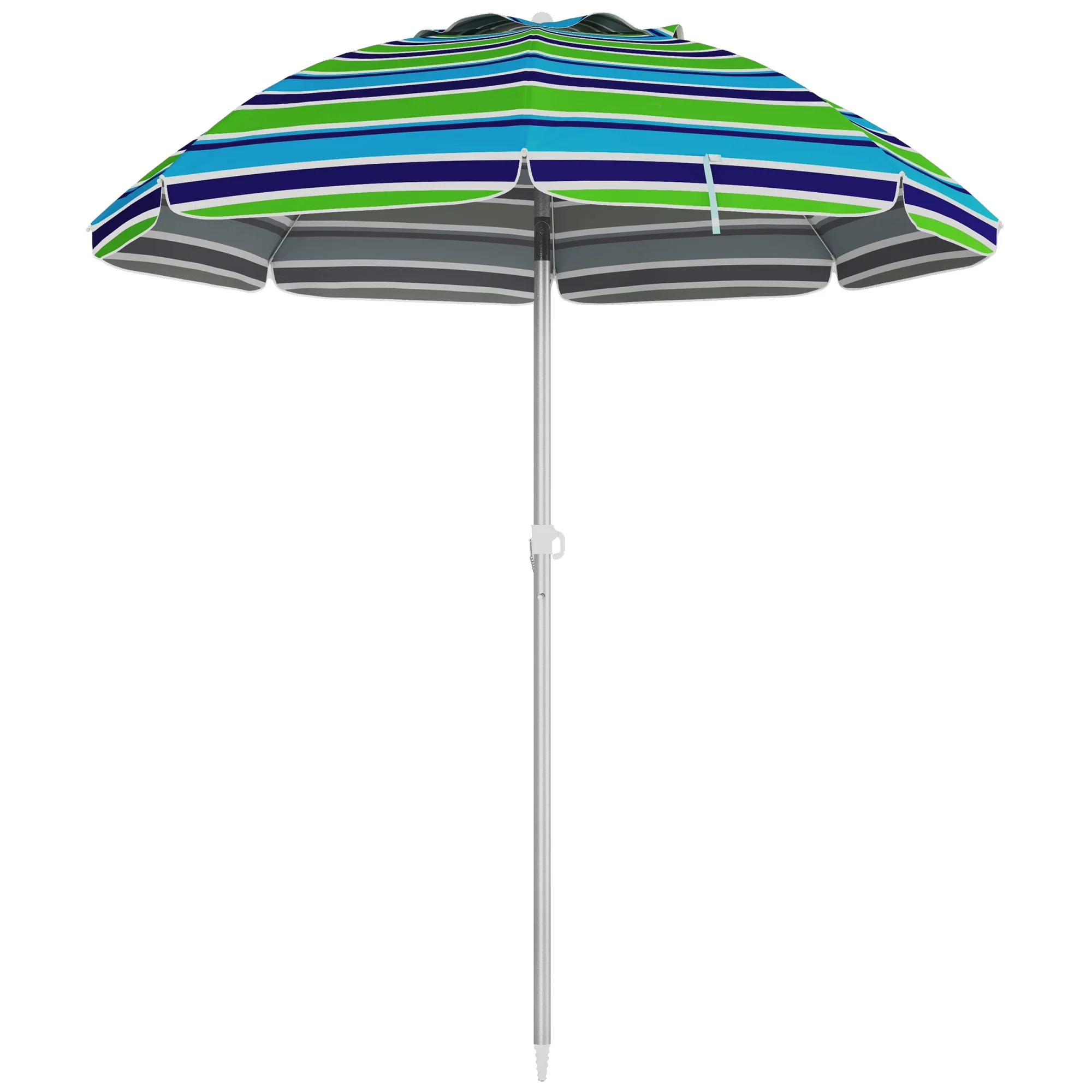 Parasol de plage inclinable anti-UV 200 cm