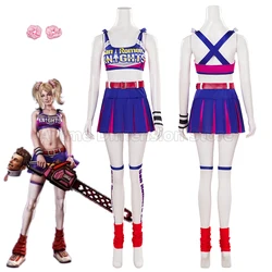 Game Lollipop Chainsaw Juliet Cosplay Costumes JK Uniform Halloween Carnival Dressing For Women Girls