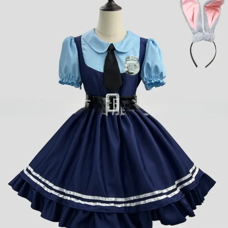 

Vêtements de cosplay cancers, Real Shot, Vêtements ropomorphiques, Animal City Cos, Judy Judy Rabbit Cos 174, Ensemble complet