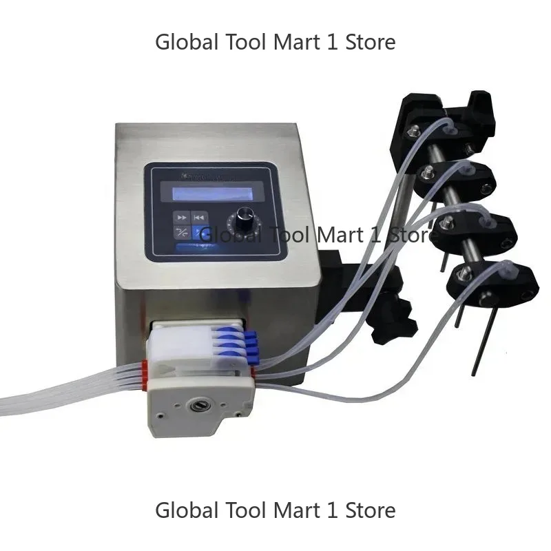 BT100-1F Laboratory Industrial Peristaltic Pump DG-4A 8m Tube Liquid Distribution Filling Pump