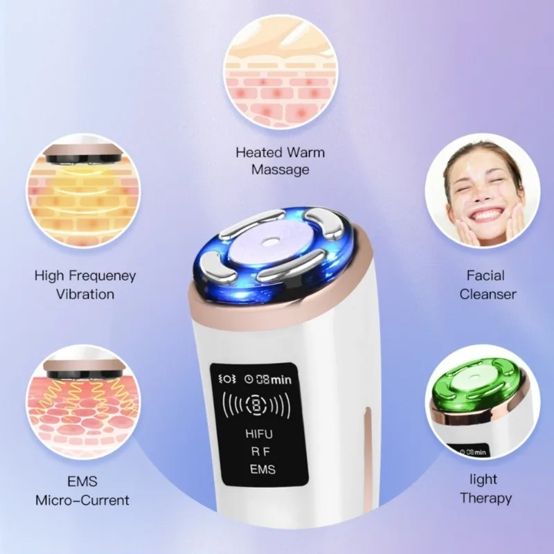 جهاز تدليك الوجه المكركرنت للنساء، جهاز تجميل لإزالة العيوب، معدات تجميل البشرة الاحترافية، أجهزة جمالية لرفع الوجه