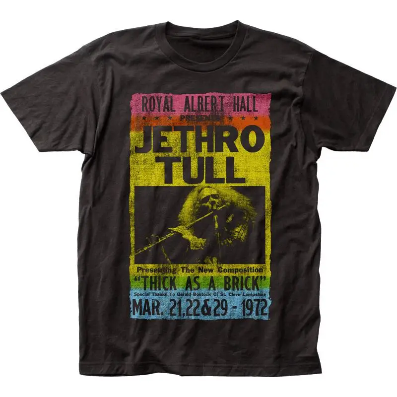 

Jethro Tull Royal Albert Hall Mens T Shirt Rock and Roll Music Band Black