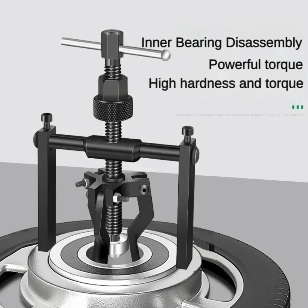 Estrattore per cuscinetti Set di strumenti Estrattore Estrattore a tre artigli Strumento di smontaggio per riparazione auto Risparmio di manodopera